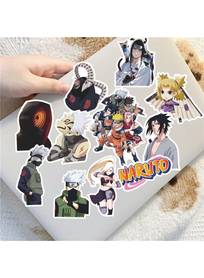 JAYATO Japanese anime collection stickers: Naruto, Kamui Kaidan, Attack on Titan, Conan, Demon Slayer, One Piece. Naruto stickers: 73 pieces. - Image 3